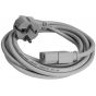 2B PC Power Cable, 3 Meters, Grey - PS003