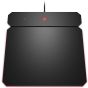 OMEN by HP Outpost Gaming Mouse Pad with Qi Wireless Charging, Custom RGB, and USB-A 2.0 Port, (6CM14AA), Black (6CM14AA#ABL)