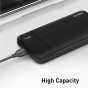 Recci Wired Power Bank, 10000mAh, Black - RPB-N16