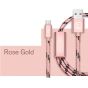 Keendex Micro USB Charge and Data Cable, 1.5 Meters, Pink - KX 3118