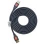 كابل USB-A ذكر إلى USB-A انثى، 2 متر، اسود - DC015