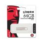 Kingston Data Traveler SE9 G2 USB 3.0 Flash Drive, 64GB, Silver - DTSE9G2