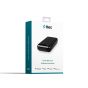 باور بانك سلكي تي تك باور سليم برو، 20000 مللي امبير، 3 منافذ USB  - اسود