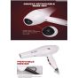 Enzo Hair Dryer, 7500W, 2 Speeds, White - EN-6117