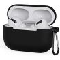 Protective Silicone for AirPods Pro Case with hook Black Color