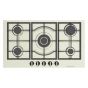Dominox Built-in Gas Hob, 90 cm, 5 Burners, Stainless Steel - DHX 905 4G TC XS F C FEN