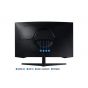 Samsung Odyssey G5 32 Inch WQHD VA Curved Gaming Monitor, 144 Hz, Black- LC32G55TQBMXEG