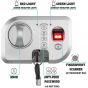 Safety Tech Biometric Fingerprint Safe Box, Black - GN40FSA