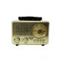 Meier Rechargeable Radio, Gold - M-1231BT