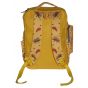 Gharibo Bags School Backpack With Pencil Case For Kids, Figures Pattern - Yellow