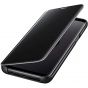 Samsung Galaxy S9 Plus Clear View Stand Mirror Shockproof Flip Cover (Black)