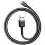 Baseus USB to Lightning Cable, 0.5 Meter, Grey - CALKLF-AG1