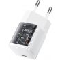 شاحن باسيوس  Cube Pro، قدرة 30 وات، منفذ USB-C،  ابيض - CCXF000302
