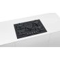 Bosch Serie 6 Gas Built-In Hob, 5 Burners, Black - PPQ7A6B20