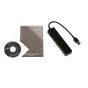 موزع USB نورثامبر بي ال سي، 4 في 1، اسود - 3G60047