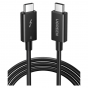 كابل USB فئة C ثاندر بولت يوجرين، 0.8 متر، اسود - US501