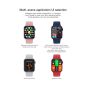 Bnsl HW16 Smart Watch, 1.75 Inch - Black
