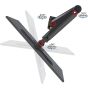 NB Dual Monitor Stand, 17-30 Inch, Black - F160