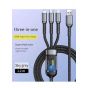 كابل شحن USB-A انكر، 100 وات، 1.2 متر، اسود - GA02