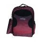 Gharibo Bags School Backpack With Pencil Case for Kids, Dots Pattern - Red