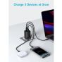 Anker 336 Wall Charger, 67 Watt, 3 USB Ports, Black- A2674