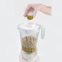Moulinex Countertop Blender with Attachments, 1.25 Liter, 400 Watt, White - LM2411EG
