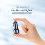 Oraimo Bullet Car Charger, 48W, 2 Ports, USB-A and C, Dark Chrome - OCC-73D