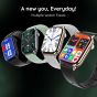 Pebble Orion Max Smart Watch, 1.81 Inch, Grey Case and Mint Green Strap