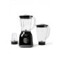 Black + Decker Blender with 2 Grinder Mills, 1.5 Liter, 400 Watt, Black - BX365-B5