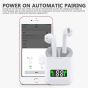 TWS i99 Wireless AirPods with Wireless Charging Case - White
