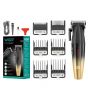 VGR Hair Clipper, Dry, Black and Gold - V-003