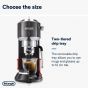 DeLonghi Dedica Arte Espresso Machine, 1 Liter, 1350 Watt, Grey- EC885.​GY