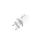 Notch GoPower Wall Charger, 30W, 2 USB Ports - White