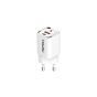 Notch GoPower Wall Charger, 30W, 2 USB Ports - White