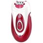Kemei Recharable Epilator for women, Red - KM-1888