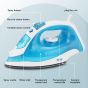 DSP Steam Iron, 1500 Watt, White and Blue - KD1037