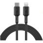 Oraimo USB-C to Lightning Charging and Data Cable, 2.4A, 1 Meter, Black - OCD-CL54