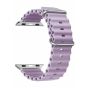 Silicone Strap for Smart Watches, 42mm to 49mm - Purple