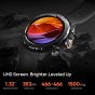 Mibro GS Explorer Smart Watch, 1.32 Inch - Obsidian Black Case and Strap