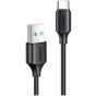 كابل جوي روم بموصل USB فئة A الى فئة C، طوله 1 متر، اسود - S-UC027A9