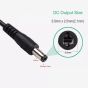 USB DC 5V to 12V Router Cable Step Up Power Cable Power Supply USB Cable with DC Jack 5.5 x 2.1mm for Fan & Led Light & Router & Speakers (1M)