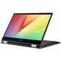 Asus Vivobook Flip 14 TP470EA-EC007W Laptop, Intel Core i7-1165G7, 512GB M.2 NVMe SSD, 8GB RAM, 14 Inch FHD, Intel Iris Xe Graphics, Windows 11 - Black