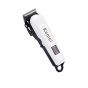 Kemie Cordless Hair and Beard Trimmer, White and Black-  KM-809A
