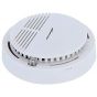 Kkmoon Smoke-gas stanalone Sensor Alarm with free battery 9v- White 