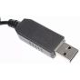 USB DC 5V to 12V Router Cable Step Up Power Cable Power Supply USB Cable with DC Jack 5.5 x 2.1mm for Fan & Led Light & Router & Speakers (1M)