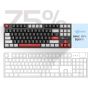 Magegee Wired Gaming Keyboard, Red Switch - Black and Grey
