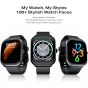 Infinix XWatch 3 Plus Smart Watch, 2.13 Inches,  Gray Case and Black Strap - XW3P