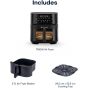 Nutricook Air Fryer, 5.7 Liters, 1700 Watt, Black- AF357V