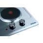 Ocean Electric Built-in Hob, 30cm, 2 Burners, Silver - OEHF32I