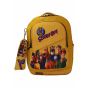Gharibo Bags School Backpack With Pencil Case For Kids, Scoby Doo Pattern - Yellow